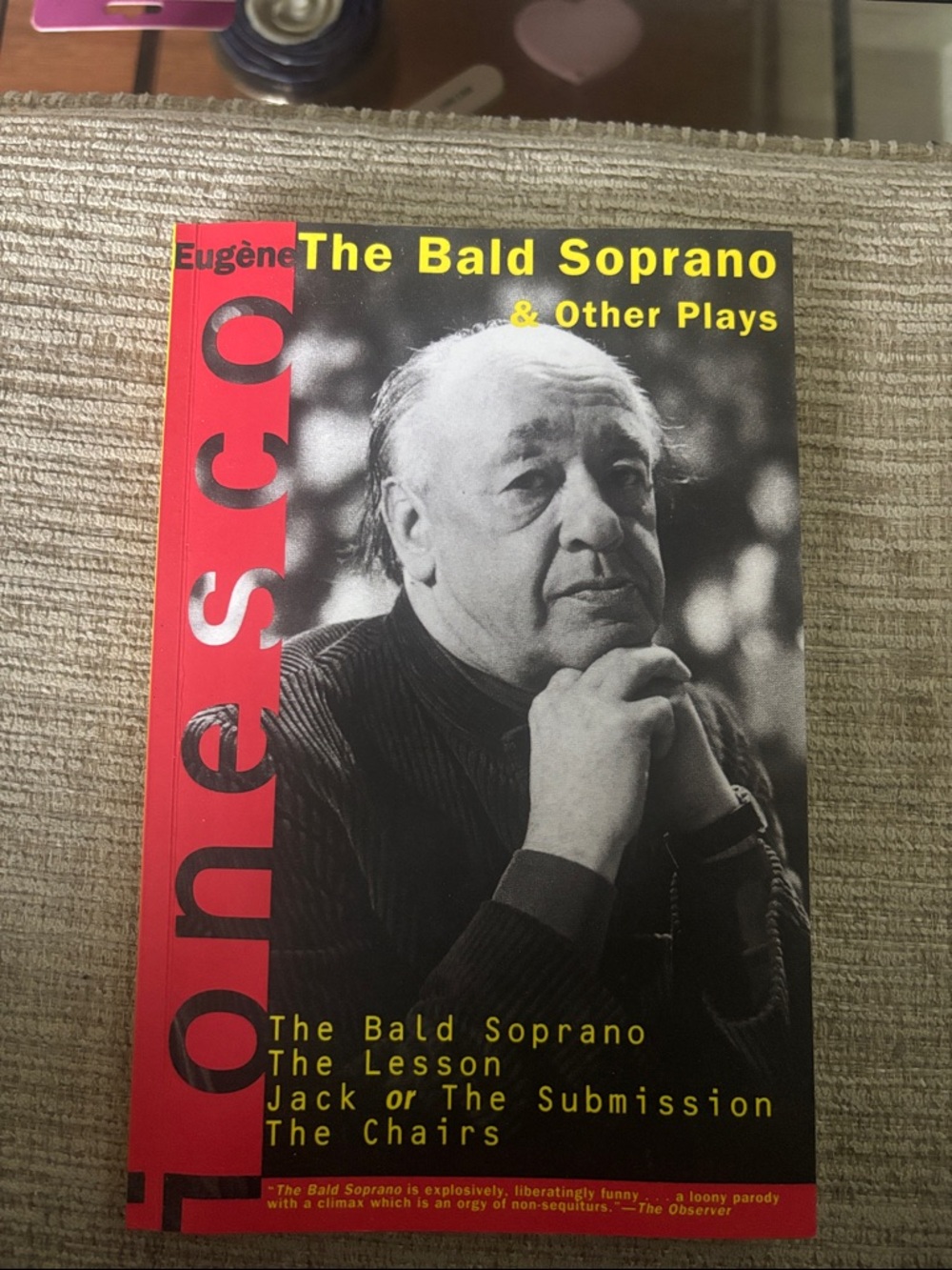 Eugène Ionesco - The Bald Soprano & Other Plays (Yellow & Red Cover)